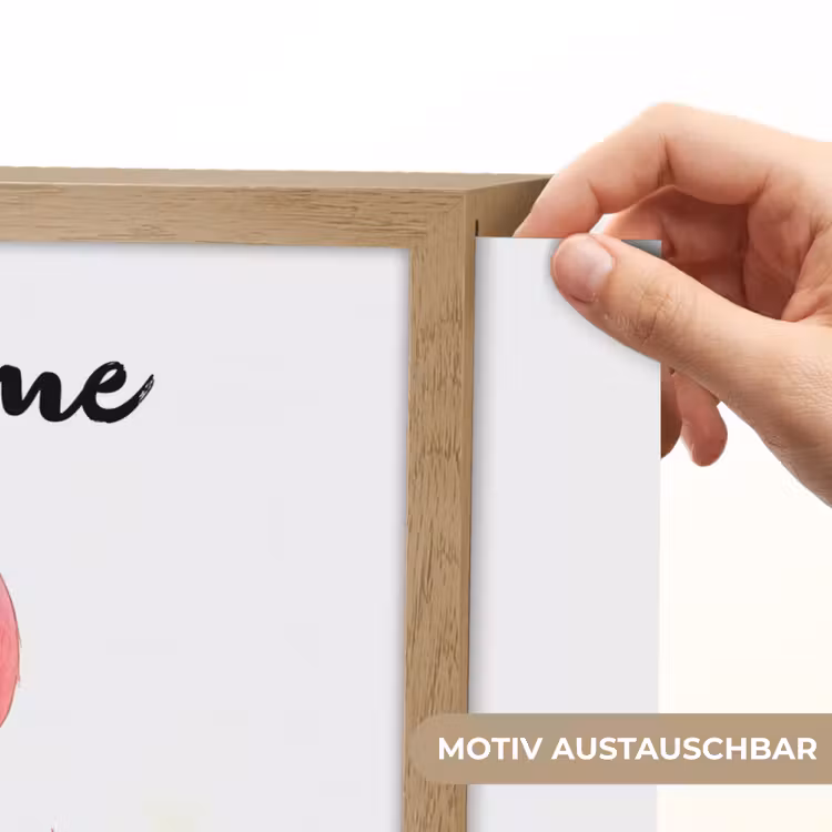 Flamingo - Roze - Water Light Box met batterij (Wandlamp kind) middel -USP_websiteprintDE