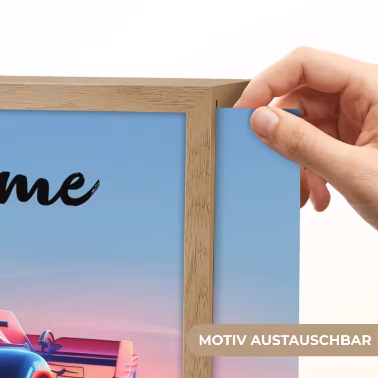 Formule 1 - Race - Auto - Jongens Light Box met batterij (Wandlamp kind) middel -USP_websiteprintDE