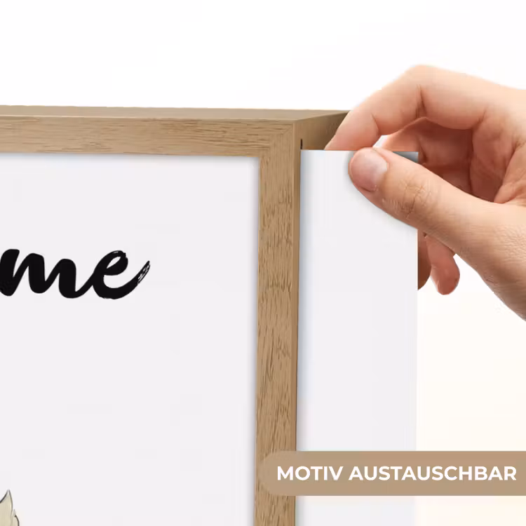 Vos - Dier - Bosdieren Light Box met batterij (Wandlamp kind) middel -USP_websiteprintDE