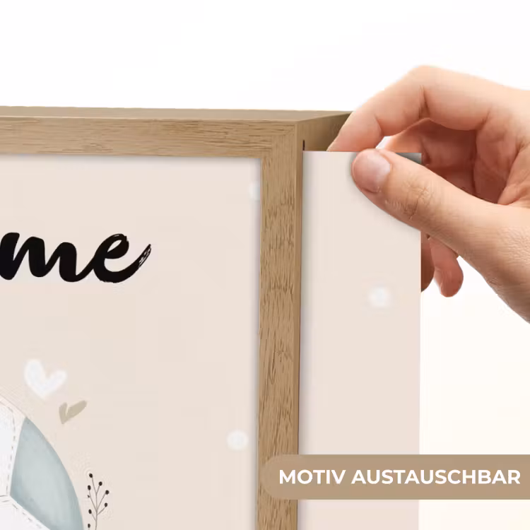 Voetbal - Rond - Pastel - Stippen Light Box met batterij (Wandlamp kind) middel -USP_websiteprintDE