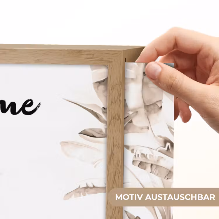 Giraffe - Jungle - Bruin - Kinderen Light Box met batterij (Wandlamp kind) middel -USP_websiteprintDE