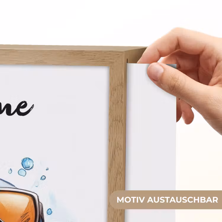 Haai - Zonnebril - Blauw - Water Light Box met batterij (Wandlamp kind) middel -USP_websiteprintDE