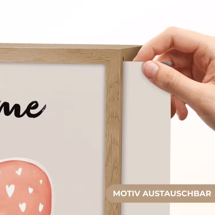 Hart - Rood - Minimalistisch Light Box met batterij (Wandlamp kind) middel -USP_websiteprintDE