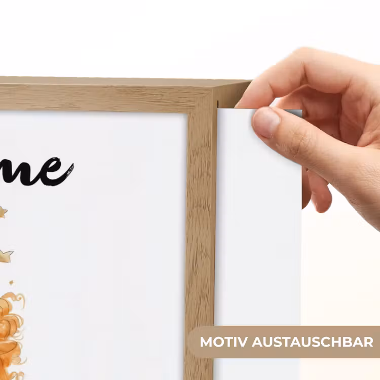 Toverheks - Sterren - Paars Light Box met batterij (Wandlamp kind) middel -USP_websiteprintDE