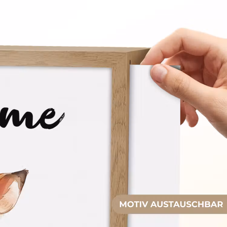 Hert - Baby - Dieren Light Box met batterij (Wandlamp kind) middel -USP_websiteprintDE