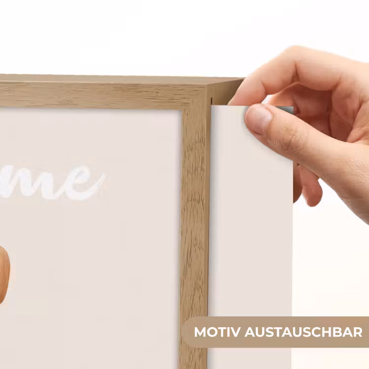 Hond - Pup - Beige Light Box met batterij (Wandlamp kind) middel -USP_websiteprintDE