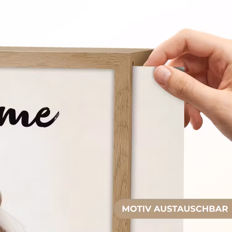 Konijn - Muts - Oren - Beige Light Box met batterij (Wandlamp kind) middel -USP_websiteprintDE