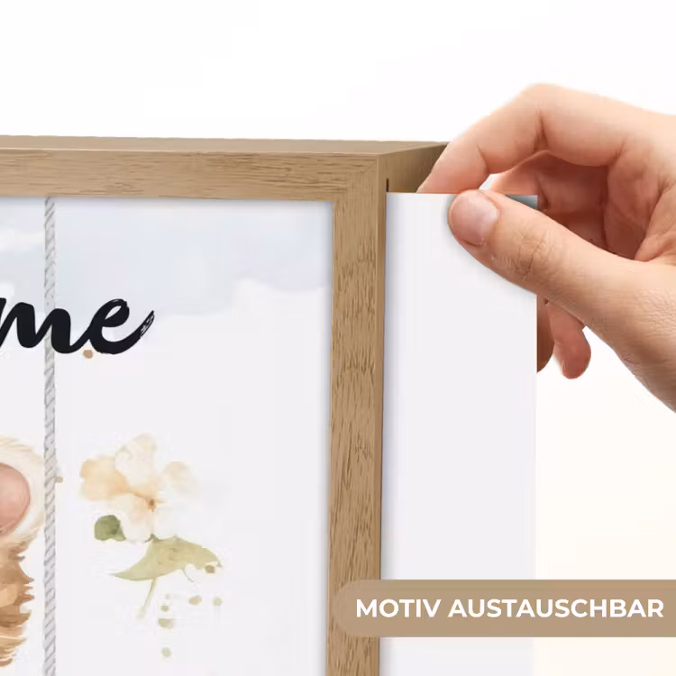 Poes - Baby - Dier - Kinderen Light Box met batterij (Wandlamp kind) middel -USP_websiteprintDE