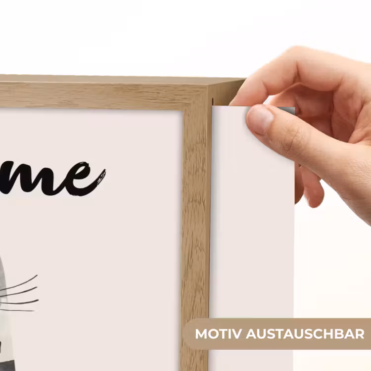 Kat - Dieren - Beige Light Box met batterij (Wandlamp kind) middel -USP_websiteprintDE