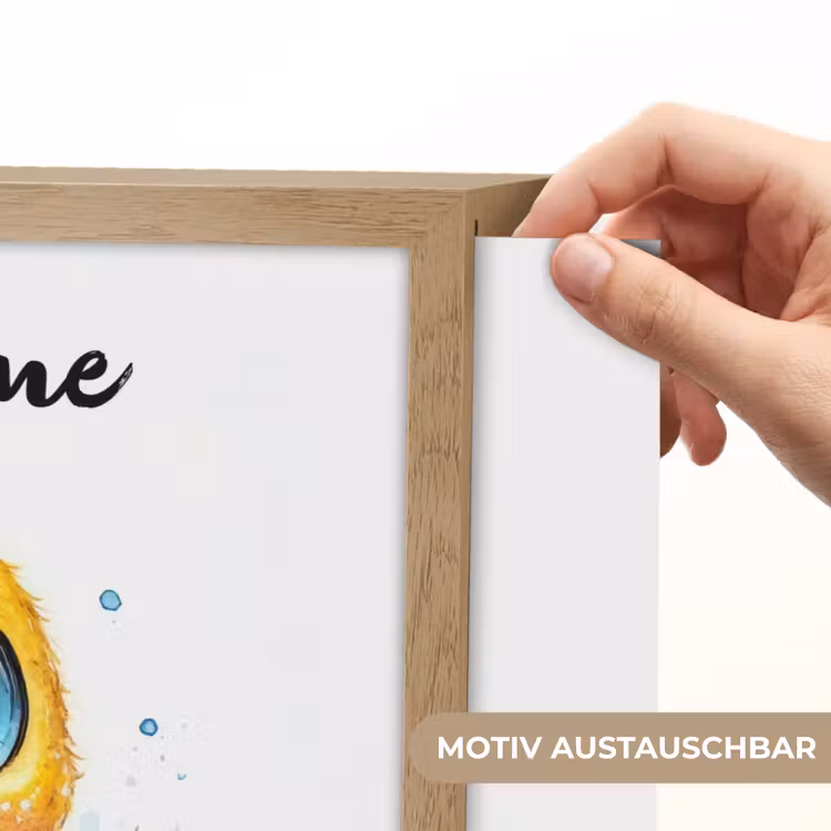 Eendje - Badeend - Geel Light Box met batterij (Wandlamp kind) middel -USP_websiteprintDE