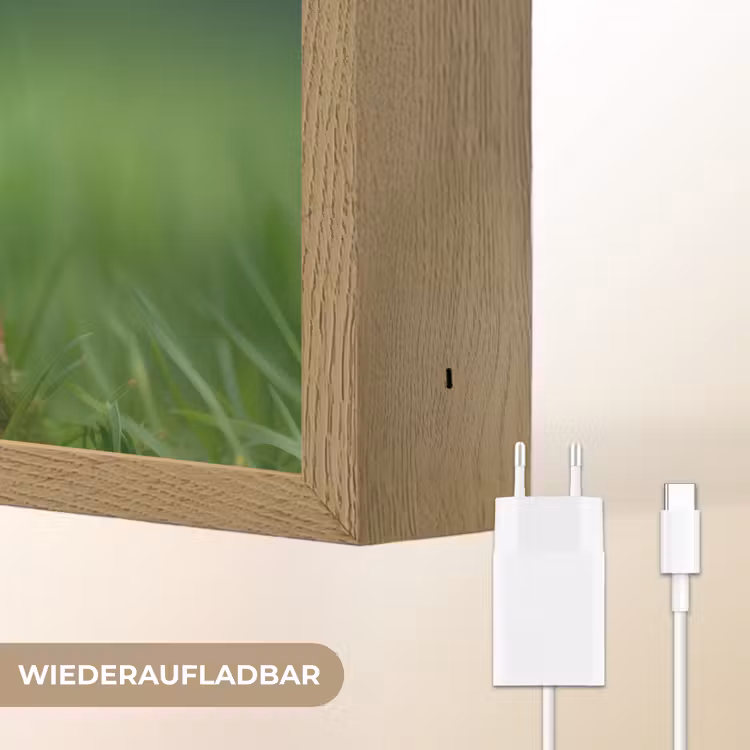 Kuiken - Eend - Geel - Gras Light Box met batterij (Wandlamp kind) middel -USP_websiteoplaadbaarDE