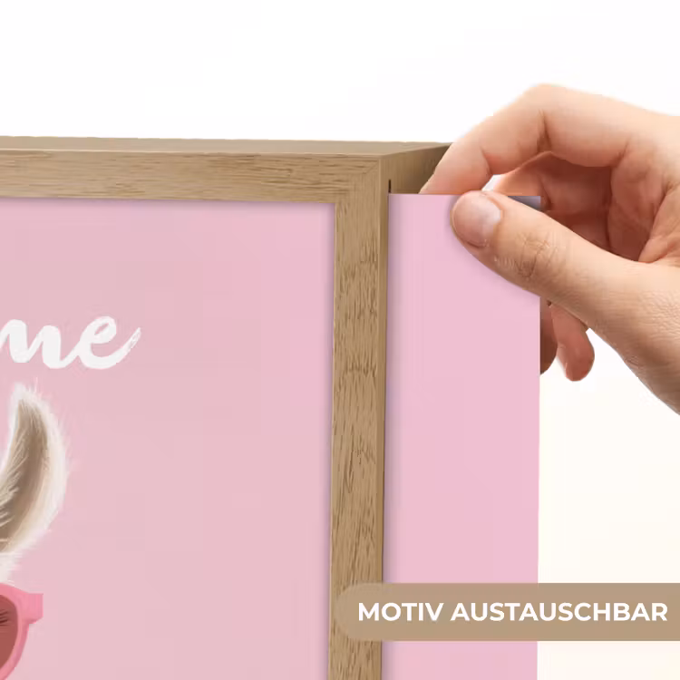 Lama - Zonnebril - Roze Light Box met batterij (Wandlamp kind) middel -USP_websiteprintDE