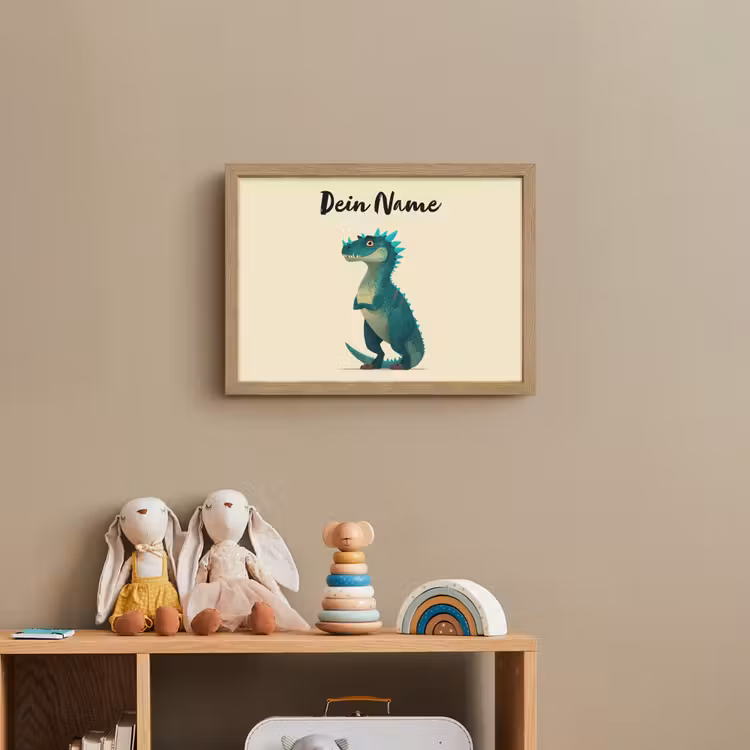 Minimalistisch - Stekels - Blauw Light Box met batterij (Wandlamp kind) middel -sfeer2_kind