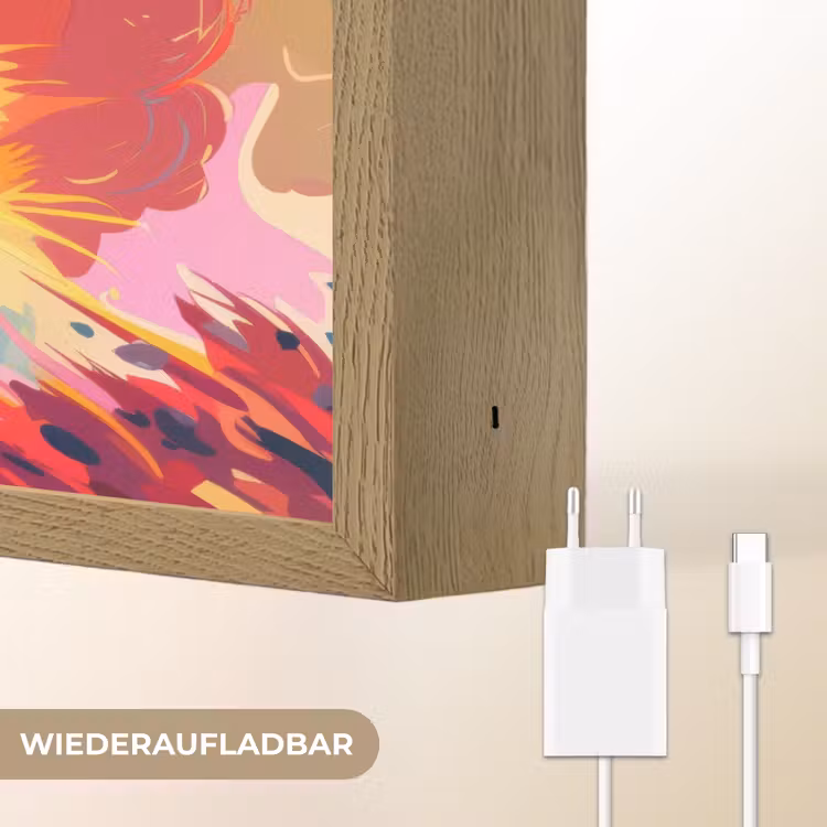 Monstertruck - Auto - Jongens - Kleurrijk Light Box met batterij (Wandlamp kind) middel -USP_websiteoplaadbaarDE