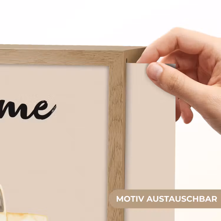 Monstertruck - Geel - Minimalistisch Light Box met batterij (Wandlamp kind) middel -USP_websiteprintDE