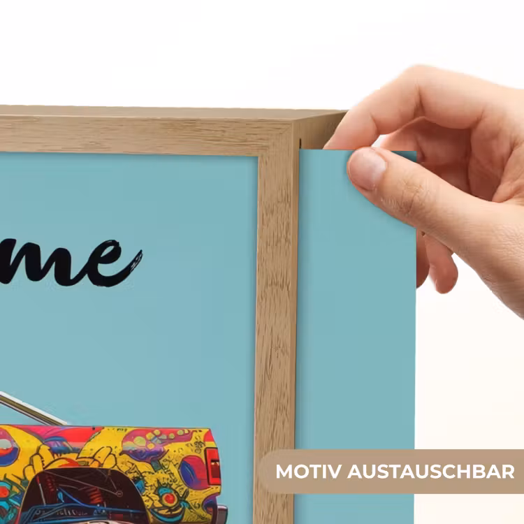 Monstertruck - Graffiti - Jongens - Auto Light Box met batterij (Wandlamp kind) middel -USP_websiteprintDE