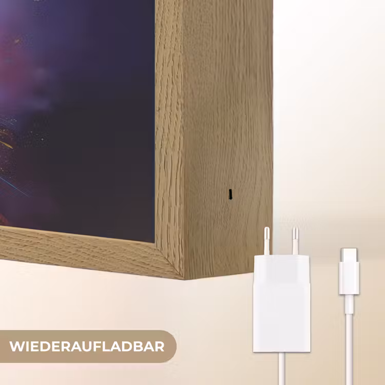 Neon - Bal - Kleurrijk Light Box met batterij (Wandlamp kind) middel -USP_websiteoplaadbaarDE