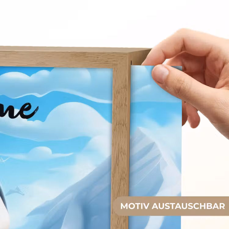 Pinguïn - Meisjes - Pooldieren - Kinderen Light Box met batterij (Wandlamp kind) middel -USP_websiteprintDE