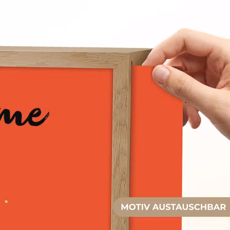 Raket - Planeten - Rood Light Box met batterij (Wandlamp kind) middel -USP_websiteprintDE