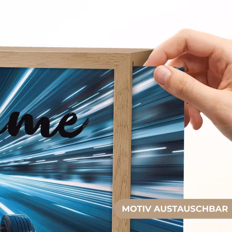 Race - Auto - Formule 1 - Jongens - Blauw Light Box met batterij (Wandlamp kind) middel -USP_websiteprintDE
