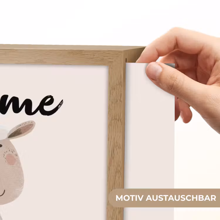 Schaap - Boerderij dier - Dieren Light Box met batterij (Wandlamp kind) middel -USP_websiteprintDE