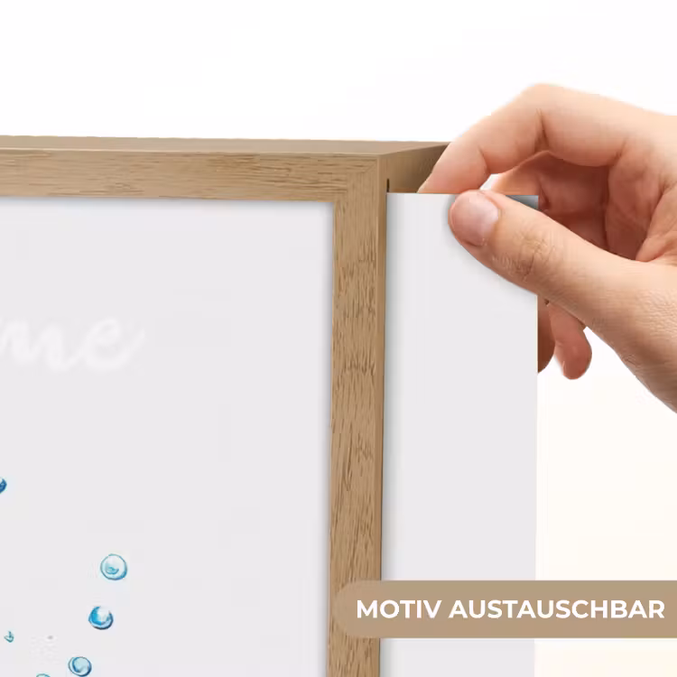 Zeepaardje - Spetters - Blauw Light Box met batterij (Wandlamp kind) middel -USP_websiteprintDE