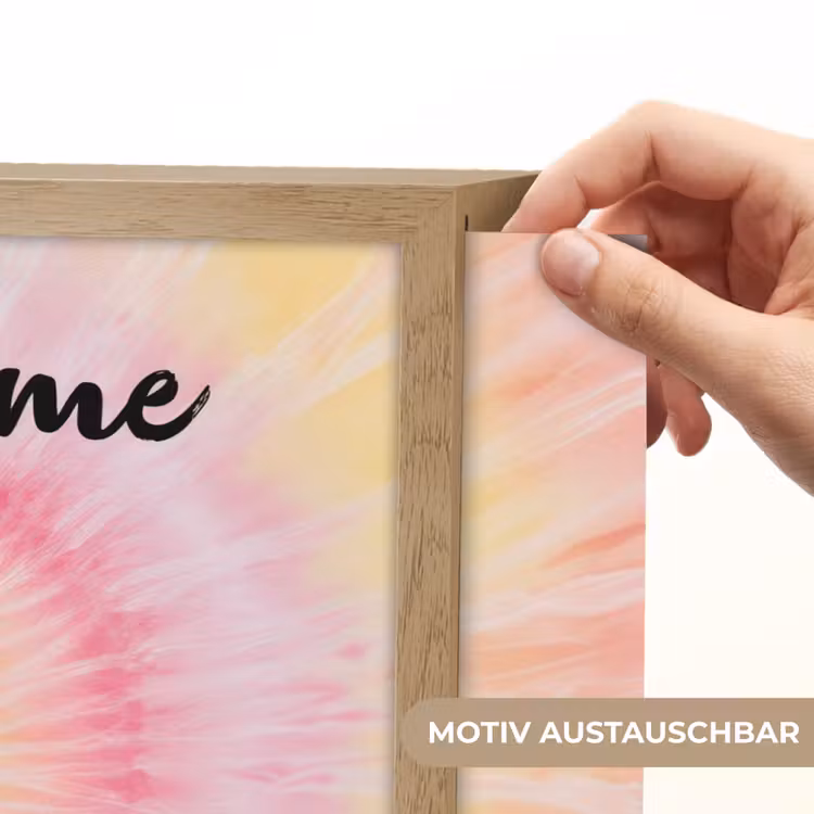 Spiraal - Pastel - Roze Light Box met batterij (Wandlamp kind) middel -USP_websiteprintDE