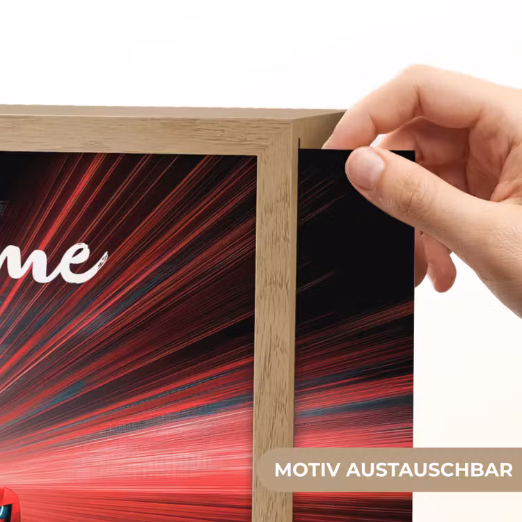 Sportauto - Blauw - Neon - Stad Light Box met batterij (Wandlamp kind) middel -USP_websiteprintDE