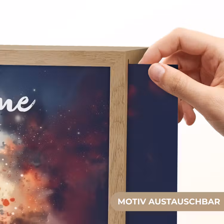 Superheld - Jongens - Rook - Kleuren Light Box met batterij (Wandlamp kind) middel -USP_websiteprintDE