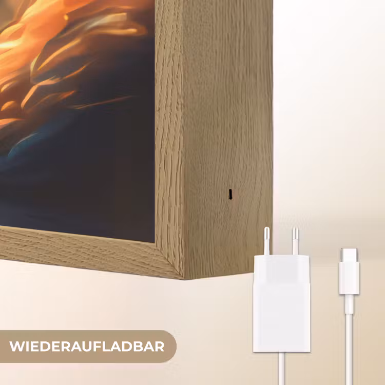 Superhelden - Kinderen - Jongens Light Box met batterij (Wandlamp kind) middel -USP_websiteoplaadbaarDE