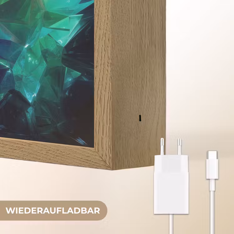 Symbolen - Game - Kleurrijk Light Box met batterij (Wandlamp kind) middel -USP_websiteoplaadbaarDE