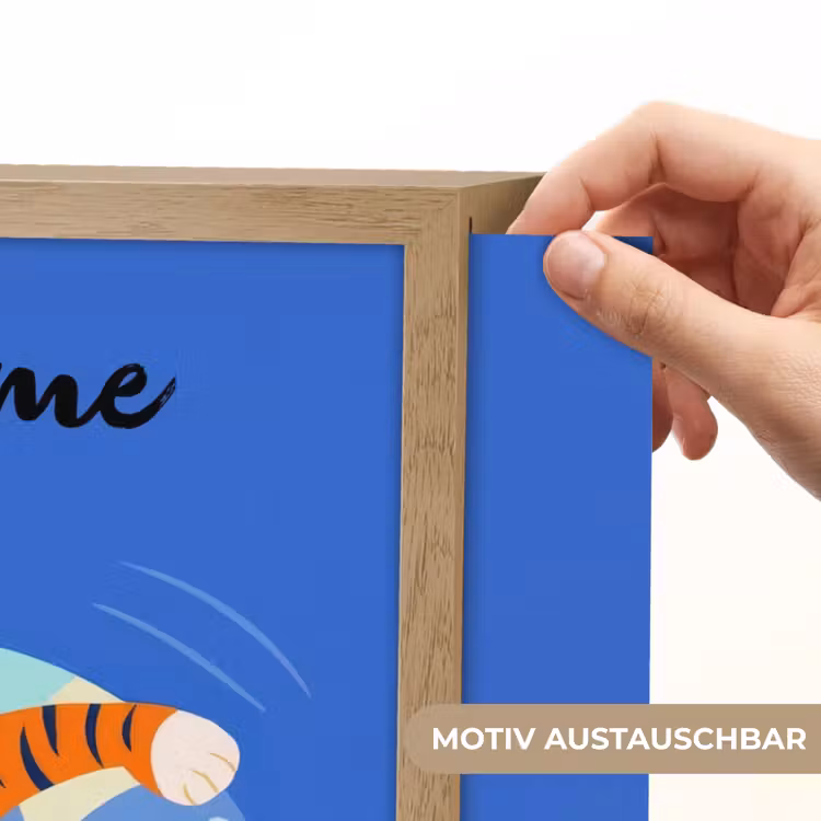 Tijger - Zwemband - Water Light Box met batterij (Wandlamp kind) middel -USP_websiteprintDE
