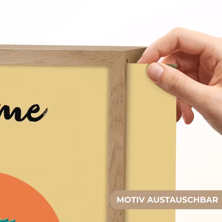 Triceratops - Hoorns - Cirkel - Oranje Light Box met batterij (Wandlamp kind) middel -USP_websiteprintDE