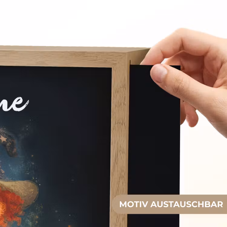 Tovenares - Meisje - Boeken - Toveren Light Box met batterij (Wandlamp kind) middel -USP_websiteprintDE