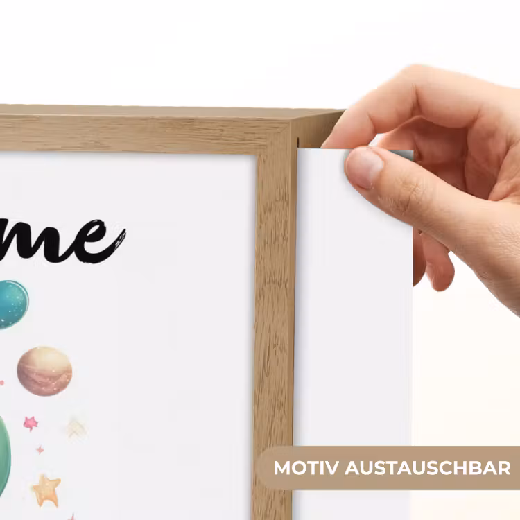 Ruimte - Wezen - Hartjes - Planeet Light Box met batterij (Wandlamp kind) middel -USP_websiteprintDE