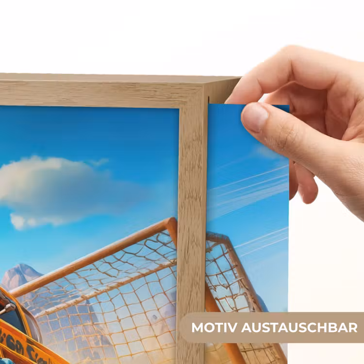 Monstertruck - Voetbal - Woestijn Light Box met batterij (Wandlamp kind) middel -USP_websiteprintDE