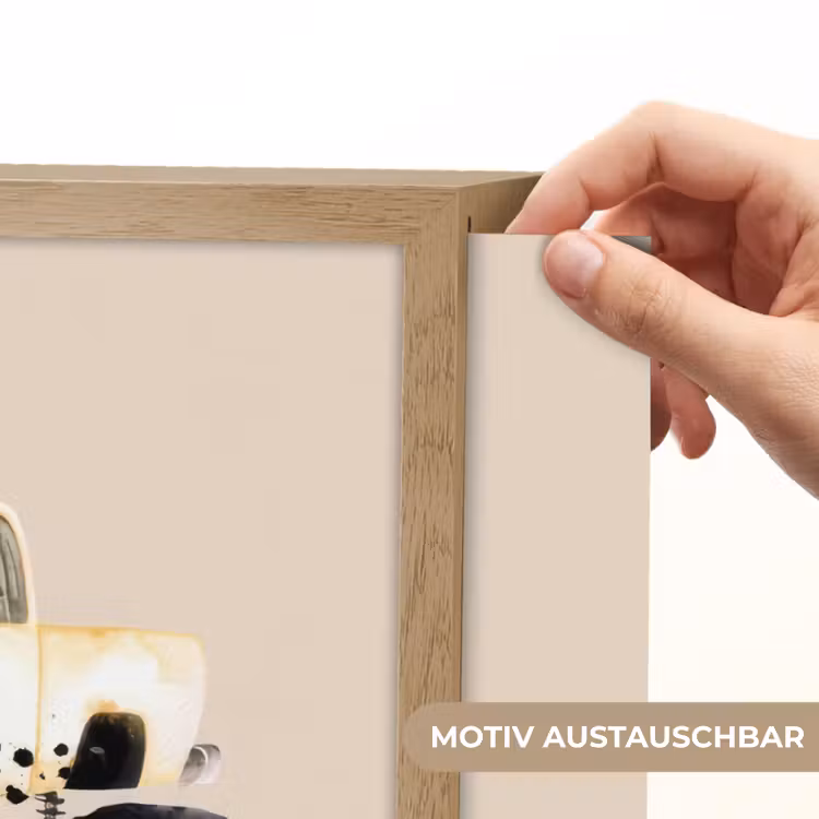 Monstertruck - Geel - Beige Light Box met batterij (Wandlamp kind) middel -USP_websiteprintDE