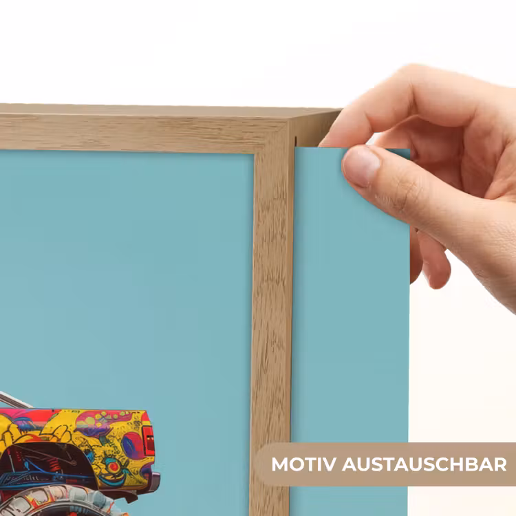 Monstertruck - Graffiti - Jongens - Auto Light Box met batterij (Wandlamp kind) middel -USP_websiteprintDE