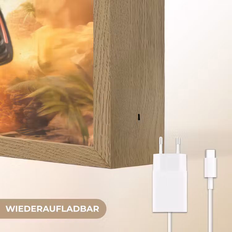 Monstertruck - Kind - Jongen - Auto Light Box met batterij (Wandlamp kind) middel -USP_websiteoplaadbaarDE