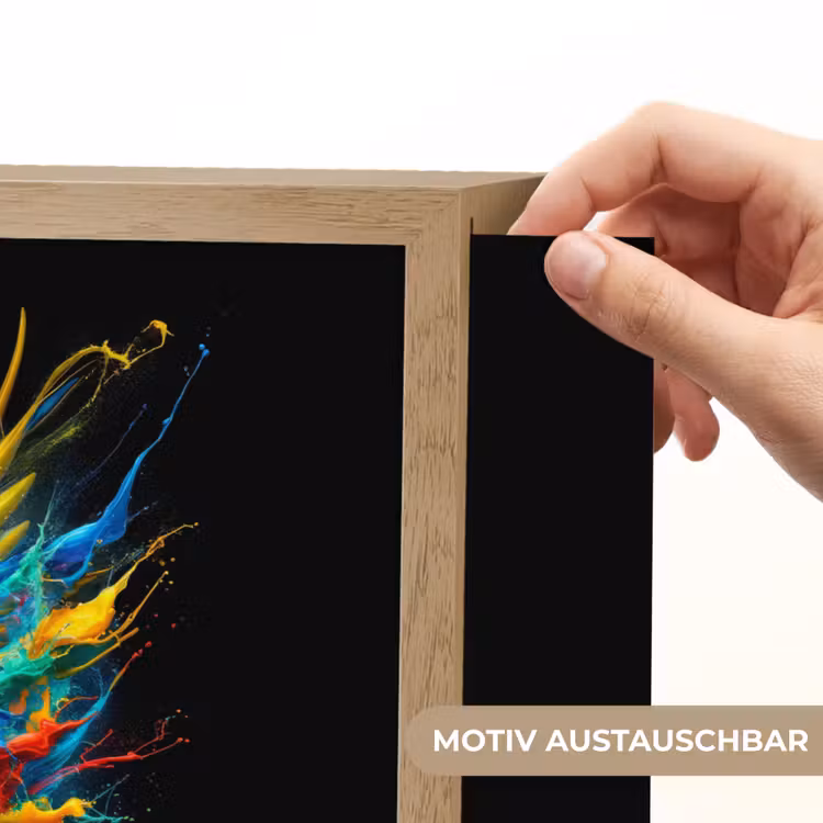 Papegaai - Vogel - Dier - Kleurrijk - Verf Light Box met batterij (Wandlamp kind) middel -USP_websiteprintDE