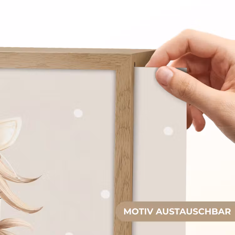Paard - Bohemian - Pastel - Stippen Light Box met batterij (Wandlamp kind) middel -USP_websiteprintDE