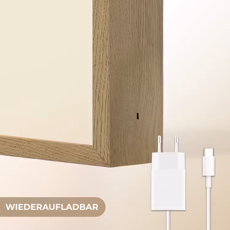 Paard - Galop - Bruin Light Box met batterij (Wandlamp kind) middel -USP_websiteoplaadbaarDE
