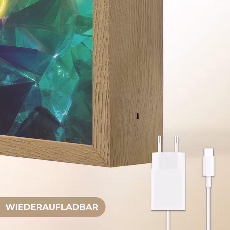 Playstation - Kleurrijk - Abstract - Neon Light Box met batterij (Wandlamp kind) middel -USP_websiteoplaadbaarDE