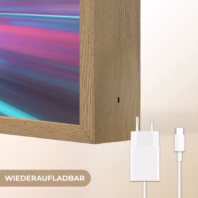 Racewagen - Neon - Snelheid - Paars Light Box met batterij (Wandlamp kind) middel -USP_websiteoplaadbaarDE