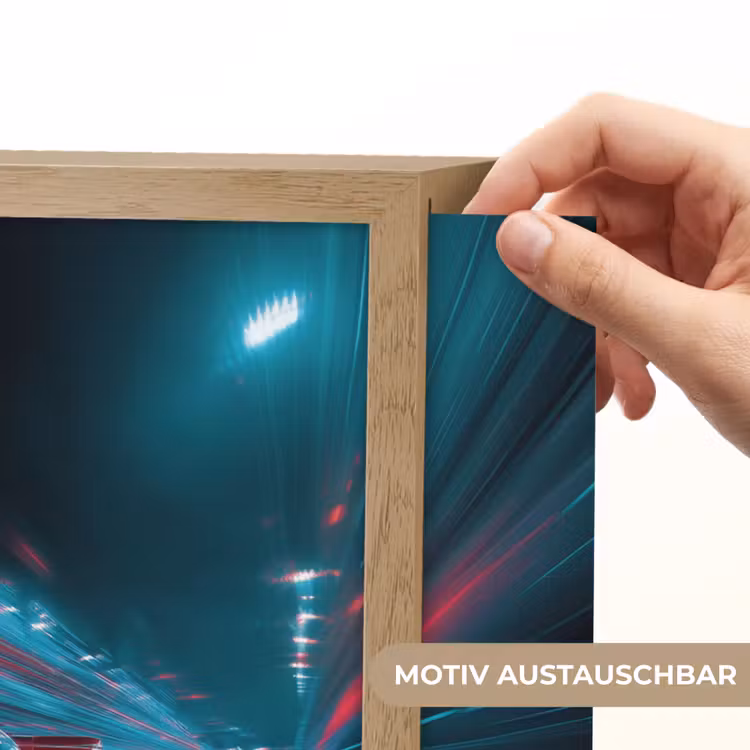 Raceauto - Rood - Snelheid Light Box met batterij (Wandlamp kind) middel -USP_websiteprintDE