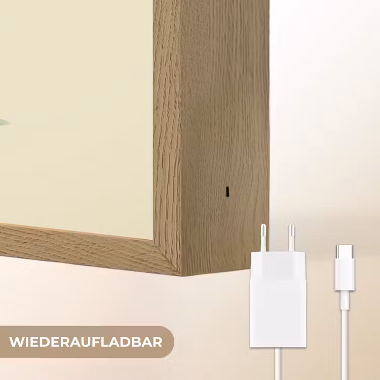 Slak - Regenboogschild - Groen Light Box met batterij (Wandlamp kind) middel -USP_websiteoplaadbaarDE