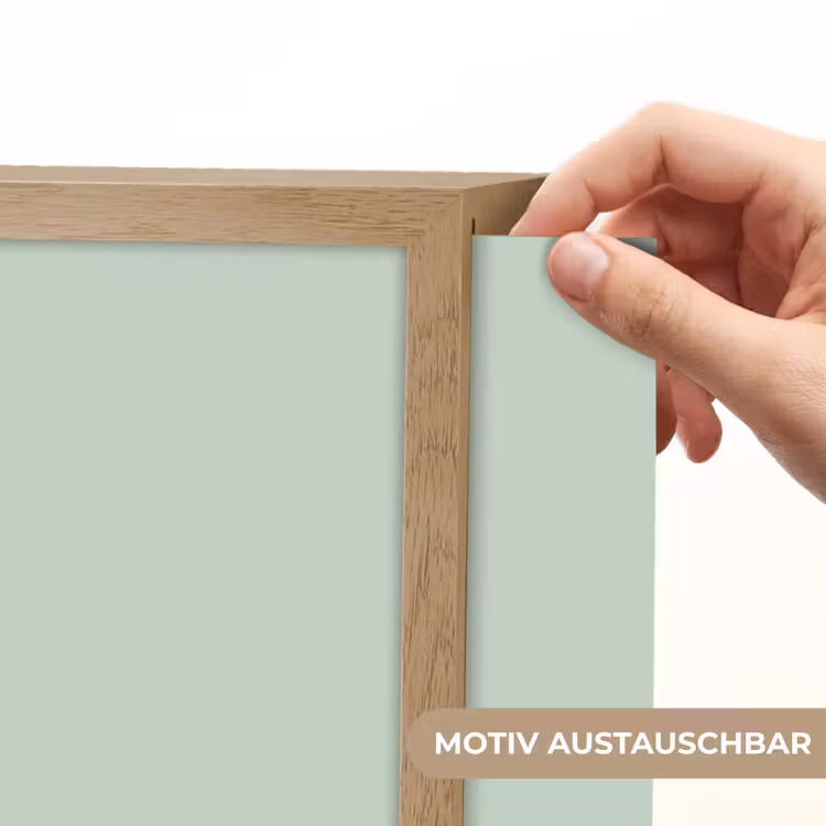 Staart - Dino - Minimalistisch - Blauw Light Box met batterij (Wandlamp kind) middel -USP_websiteprintDE