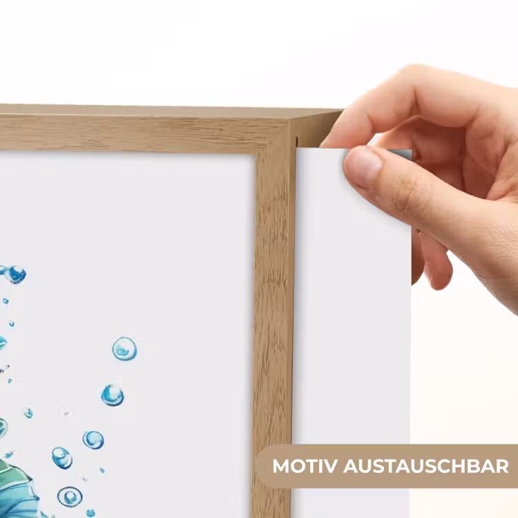 Zeepaardje - Spetters - Blauw Light Box met batterij (Wandlamp kind) middel -USP_websiteprintDE