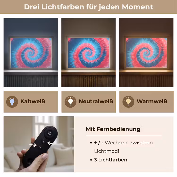 Spiraal - Roze - Draaiend Light Box met batterij (Wandlamp kind) middel -USP_lichtkleurDE