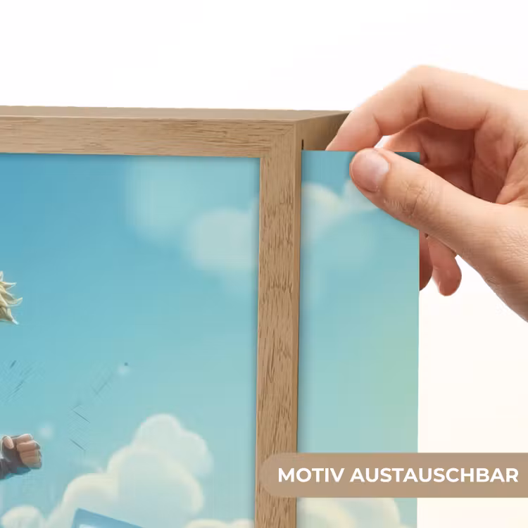 Stadion - Voetbal - Jongen - Rood Light Box met batterij (Wandlamp kind) middel -USP_websiteprintDE